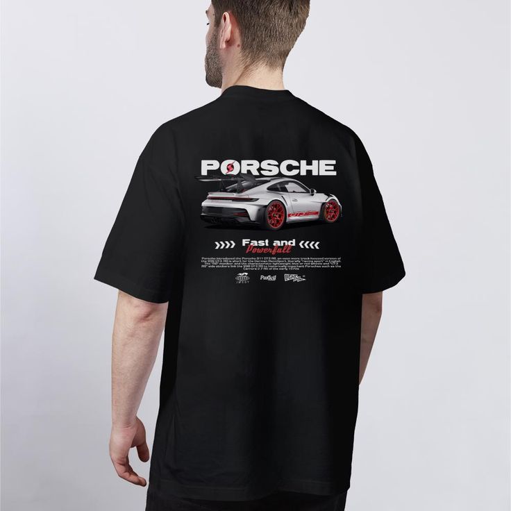 T-SHIRT Porsche – Fast and Powerful Edition
