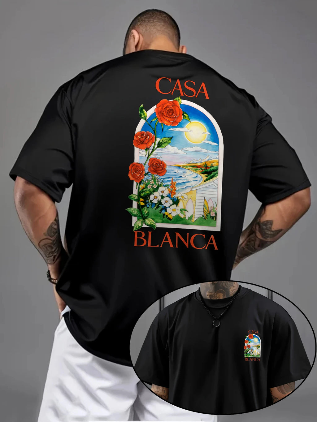 T-SHIRT CASA FLOWERS
