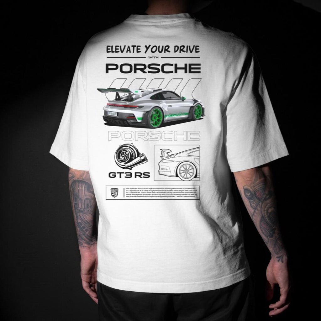 T-shirt Porsche GT3 RS – Voiture de sport