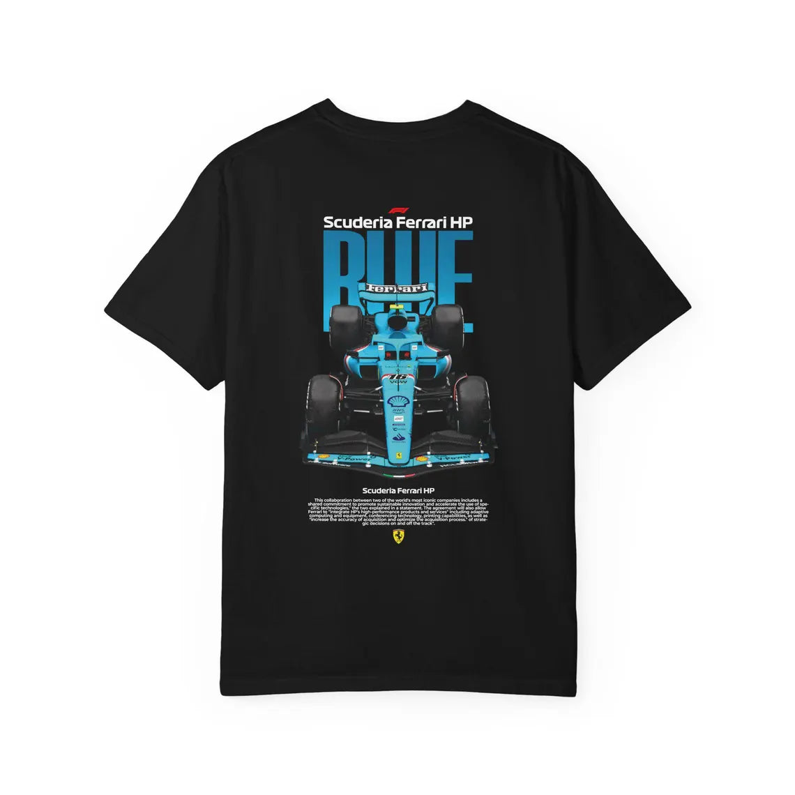 T-SHIRT Scuderia Ferrari HP – Édition Bleu Racing